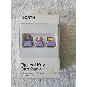 NORTH Keyboard Keycaps Figural Moon Star ESC and Spacebar Set